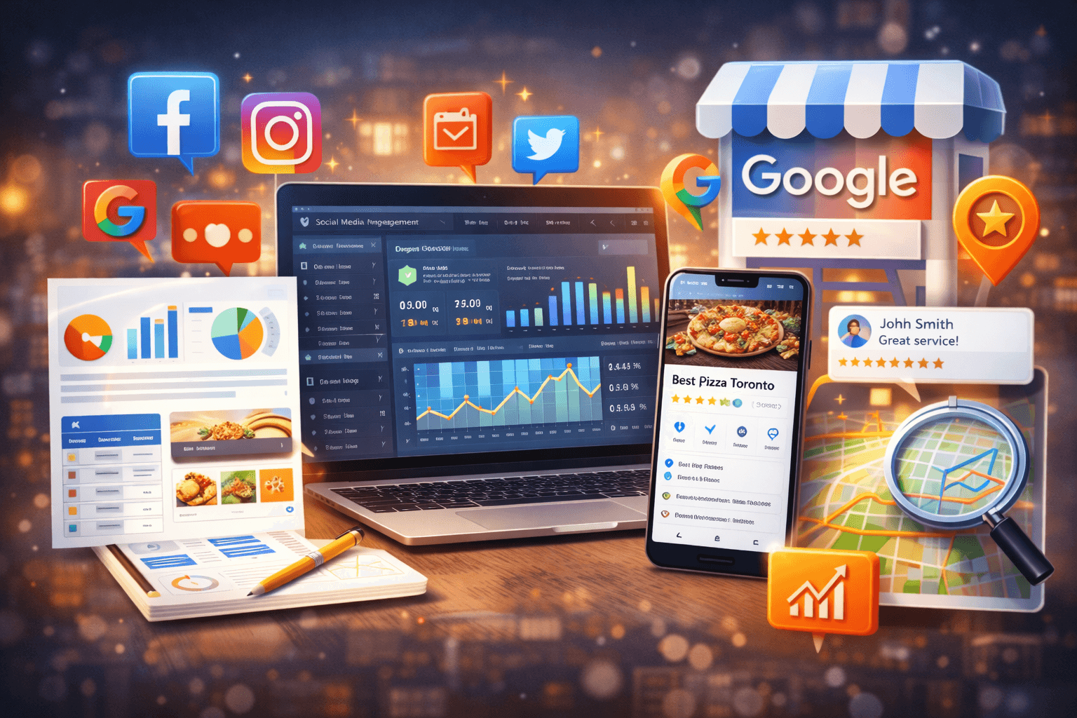 Social Media & Google Business